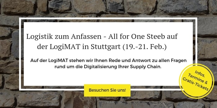 Anmeldung zur LogiMAT 2019 in Stuttgart
