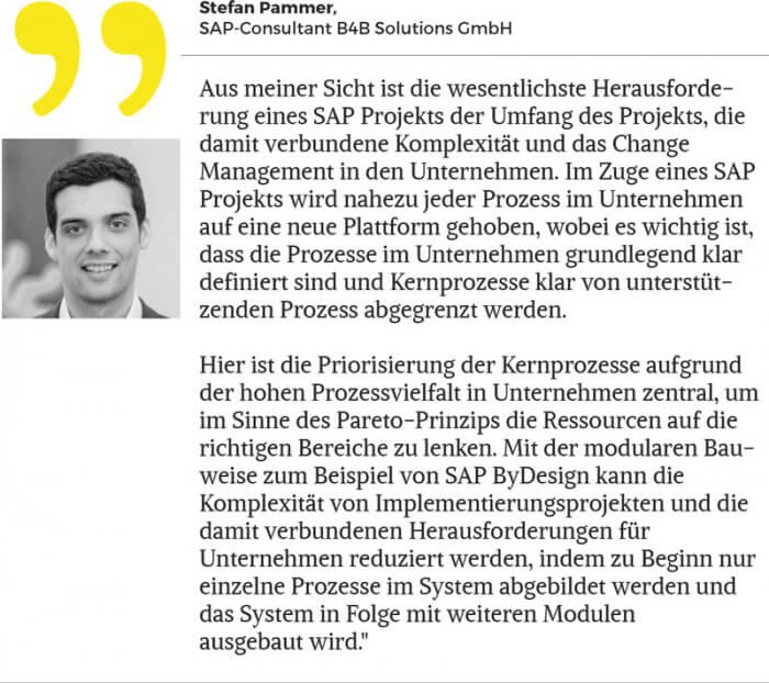 Stefan Pammer, SAP-Consultant B4B Solutions GmbH